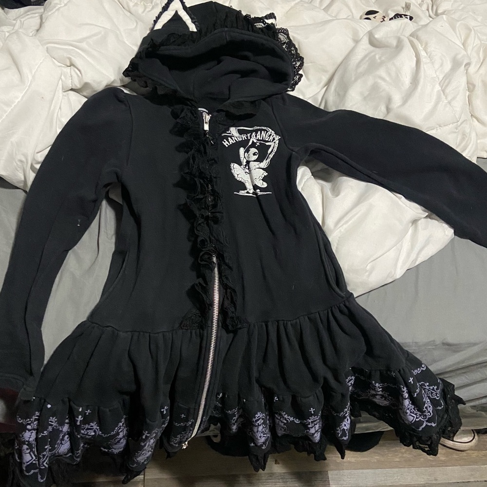 hangry and angry hoodie dress